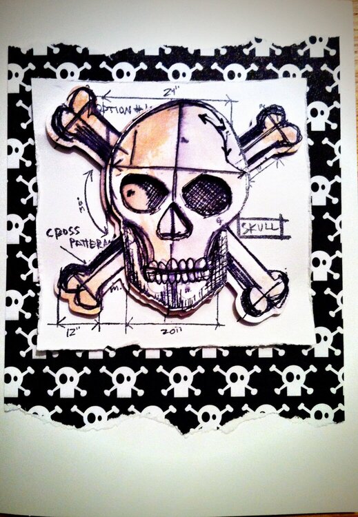 Skull Card