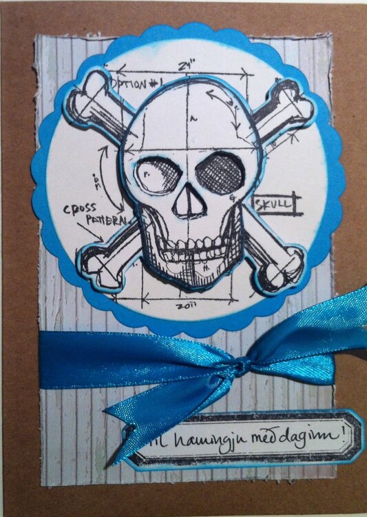 Skull card