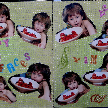 Very strawberry faces