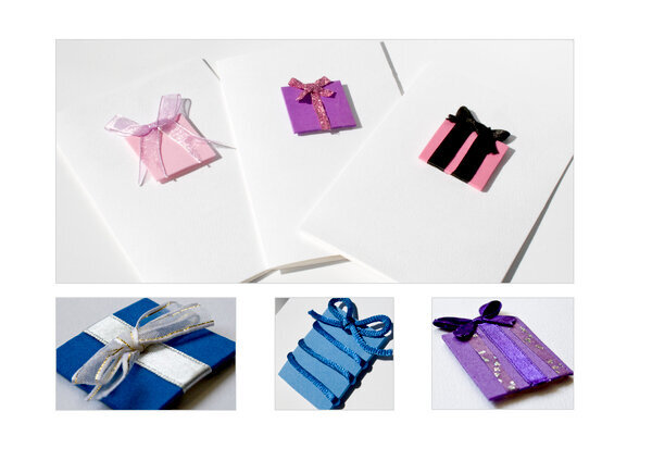 Gift box card designs