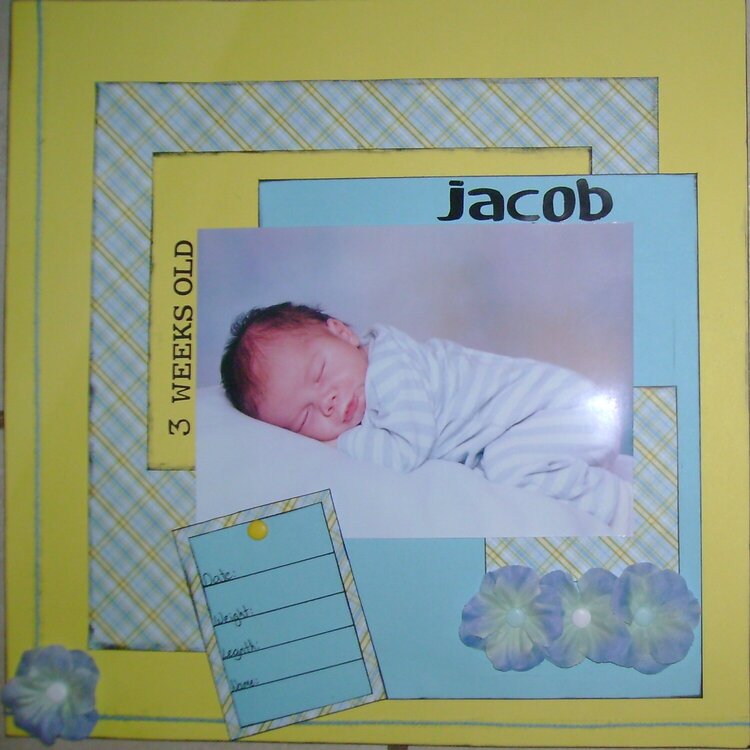 Jacob - 3 Weeks Old