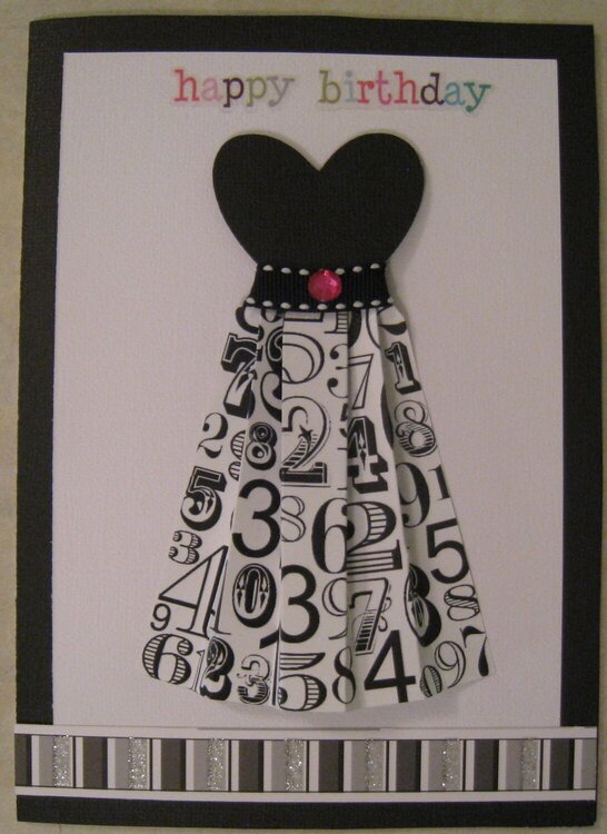 Dress card for Janine