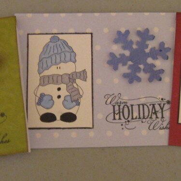 Snowman cards 2010