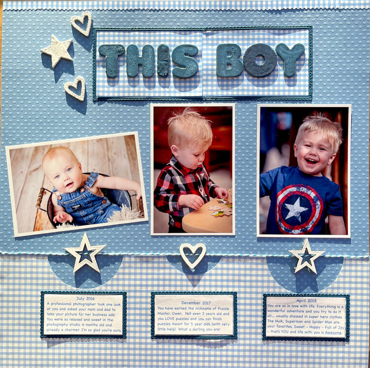 This Boy - A Timeline