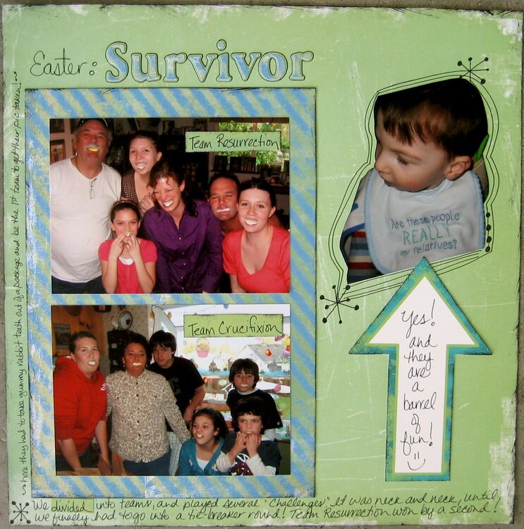 Easter: Survivor (are these people really my relatives?)