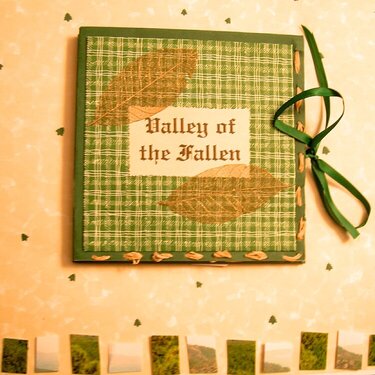 Valley of the fallen pop out book