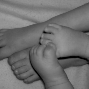 sibling feet