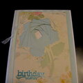Iris Folded birthday card