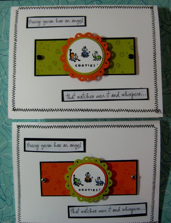 Germ Sympathy cards....