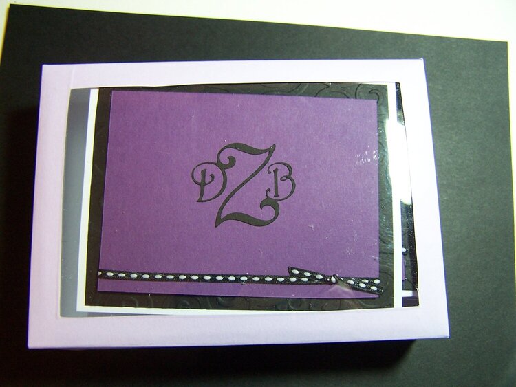 Monogram cards