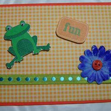 froggy fun card