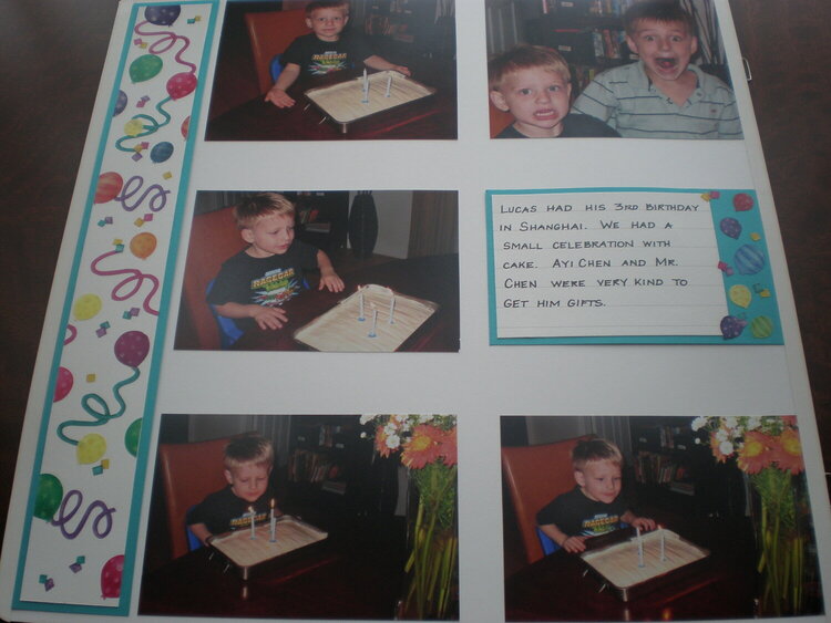 Lucas&#039;s 3rd Birthday-left page 1