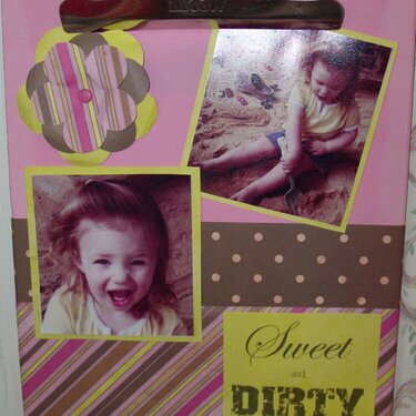 Sweet and Dirty...altered clipboard
