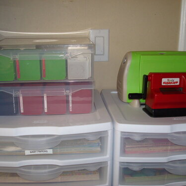 My Sizzix Sizzlits and Thin Cuts dies storage