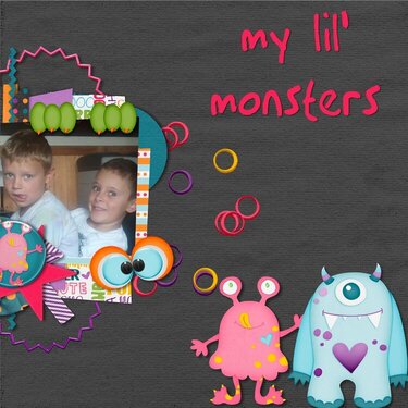 {My Lil&#039; Monster} by Neia Arantes Designs