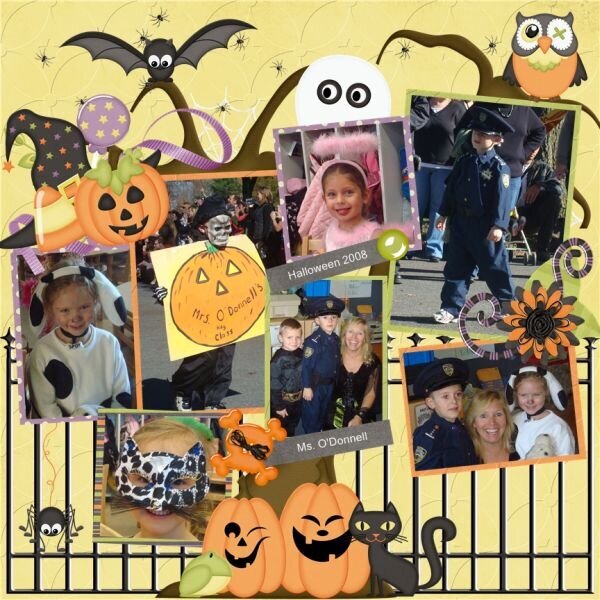 Ms. O&#039;Donnell&#039;s class Halloween 2008