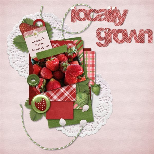 Strawberry Fields by Snips and Snails Designs