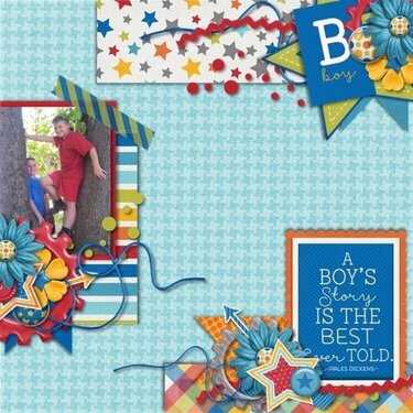 {It&#039;s A Boy Thing Collection} by Tickled Pink Studio and Megan Turnidge