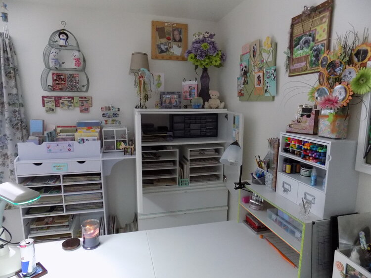 my scrapbook room