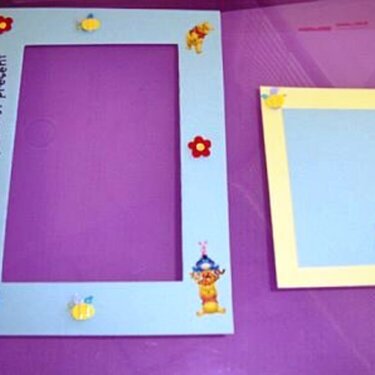 Winnie the pooh frame and journal box