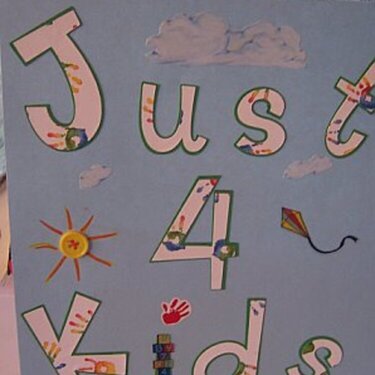Just 4 kids recipe title page for swap