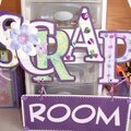 Scrap room sign-close up