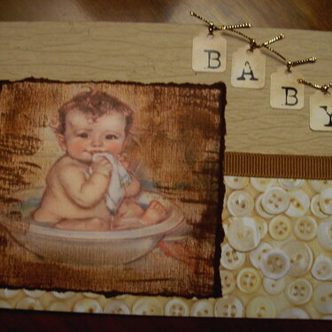 Baby Card/July Card Challenge