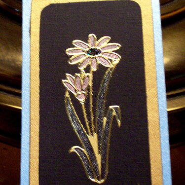 Friendship Bouquet Card Book Mark