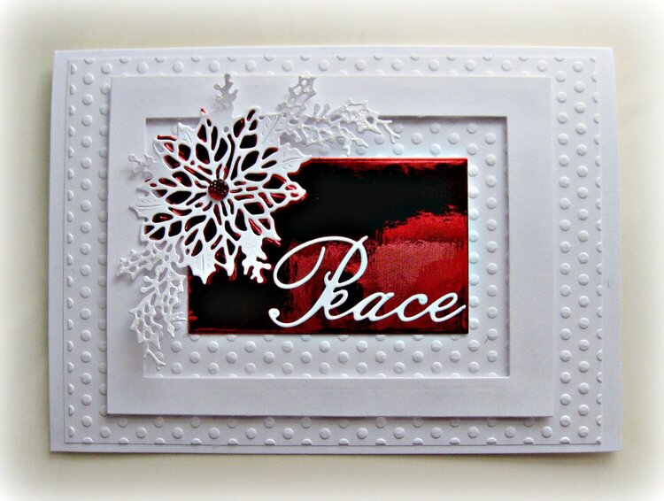 August VLB ~ Peace Christmas Card