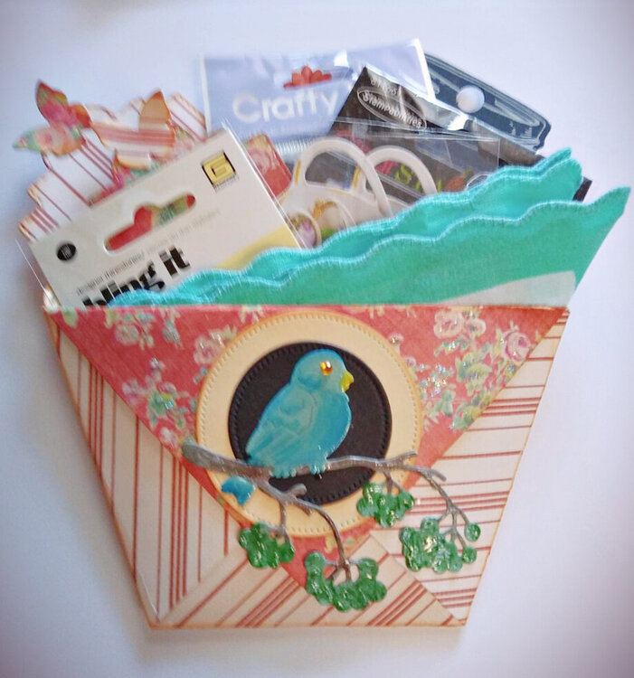 Diaper Fold Card with Goodies