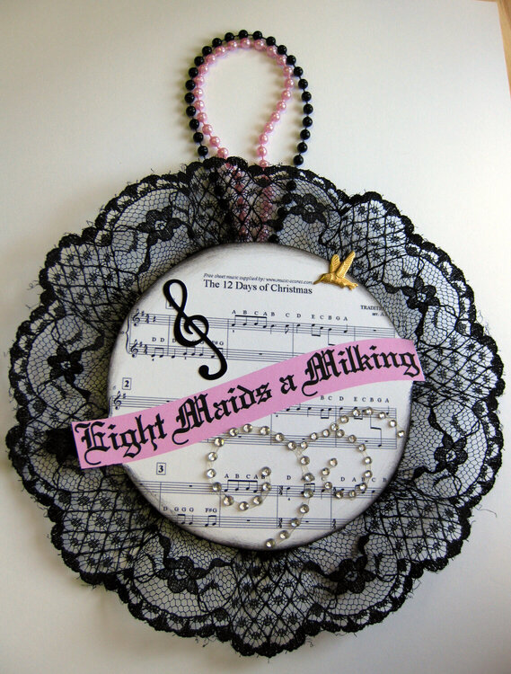 EIGHT MAIDS 5 ORNAMENT