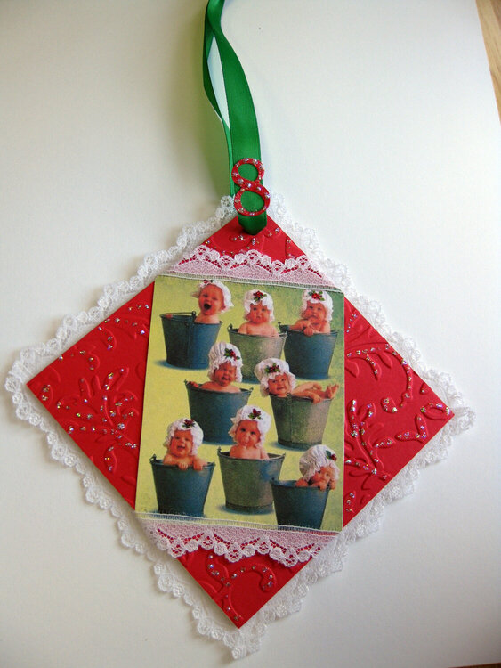 EIGHT MAIDS 9 ORNAMENT