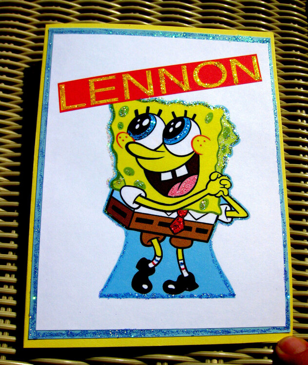 Card for Lennon