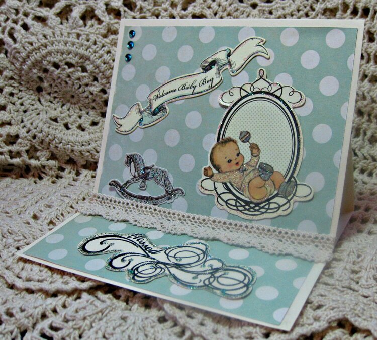 Welcome Baby Easel Card