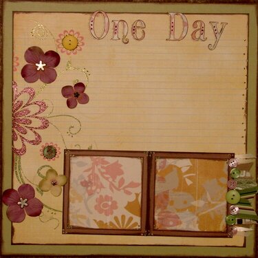 &quot;One Day&quot; page one