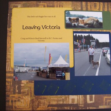 Leaving Victoria