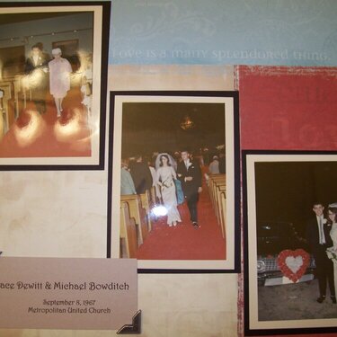 1960&#039;s wedding