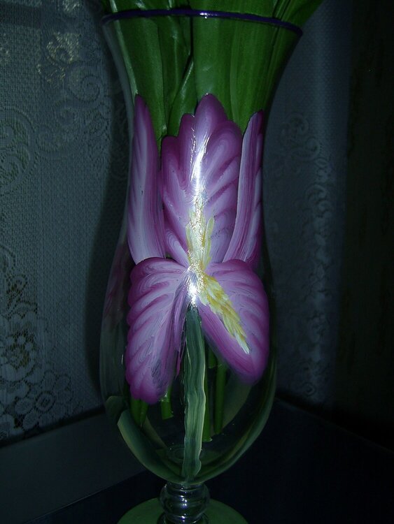 Iris vase