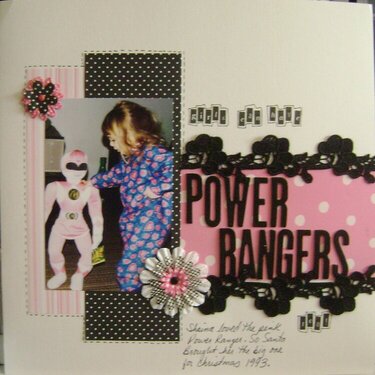 Girls can have power rangers too!