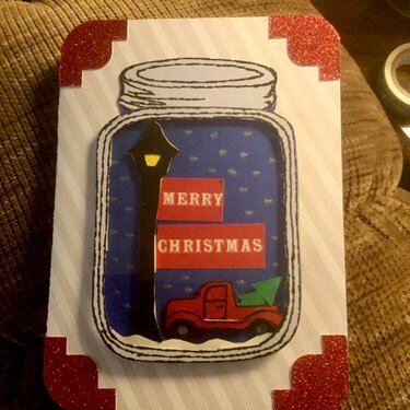 Christmas Card For Delivery Courier