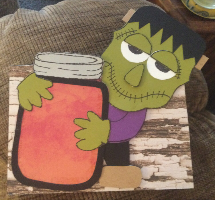 Frankenstein Card