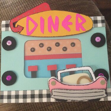 50s Diner Card