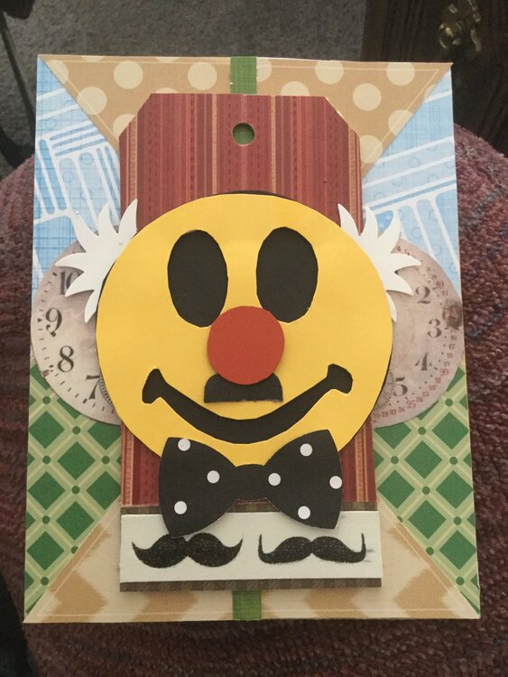 Happy Face Hello Card
