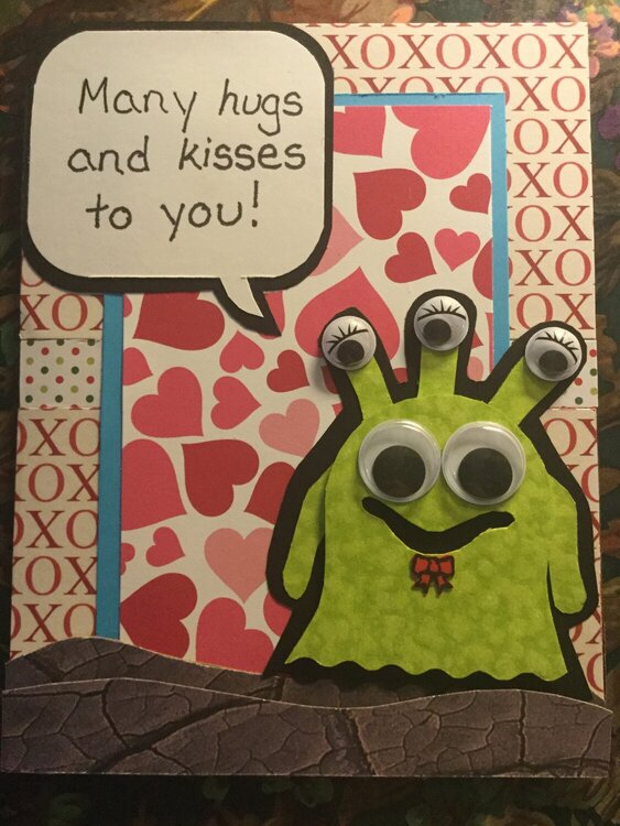 Alien Valentines Day Card