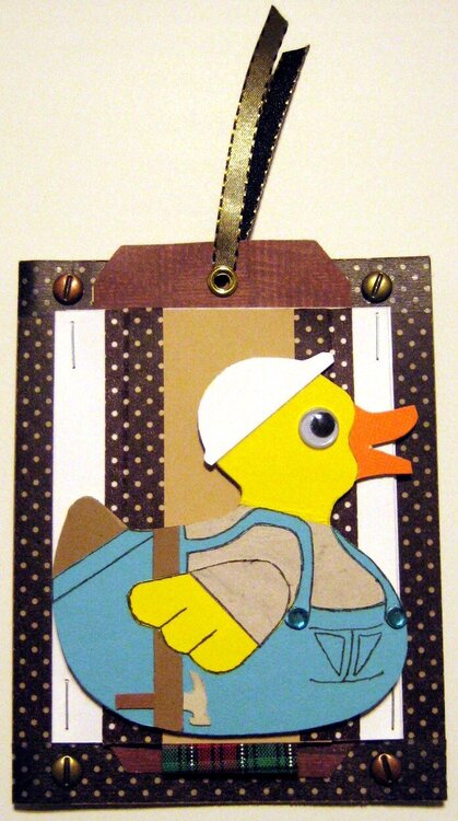 Carpenter Duck Card