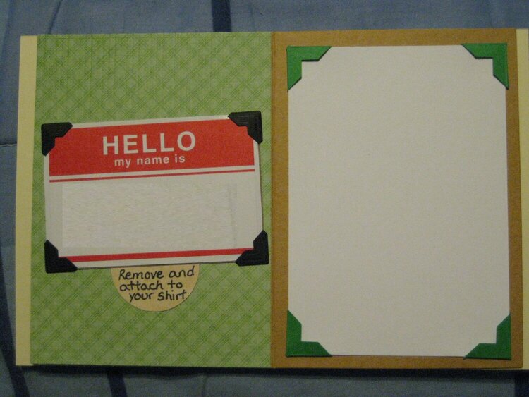 Inside the &quot;Hey&quot; Birthday Card