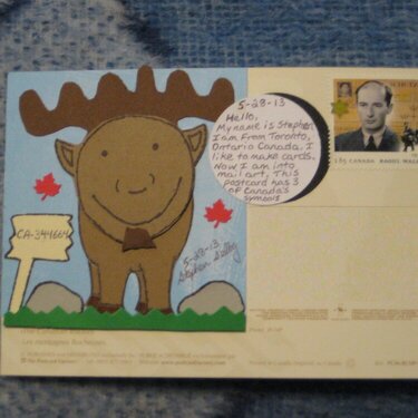 Moose on a Postcard