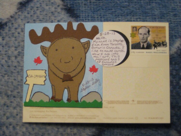 Moose on a Postcard