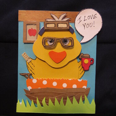 Ducky Easter Card