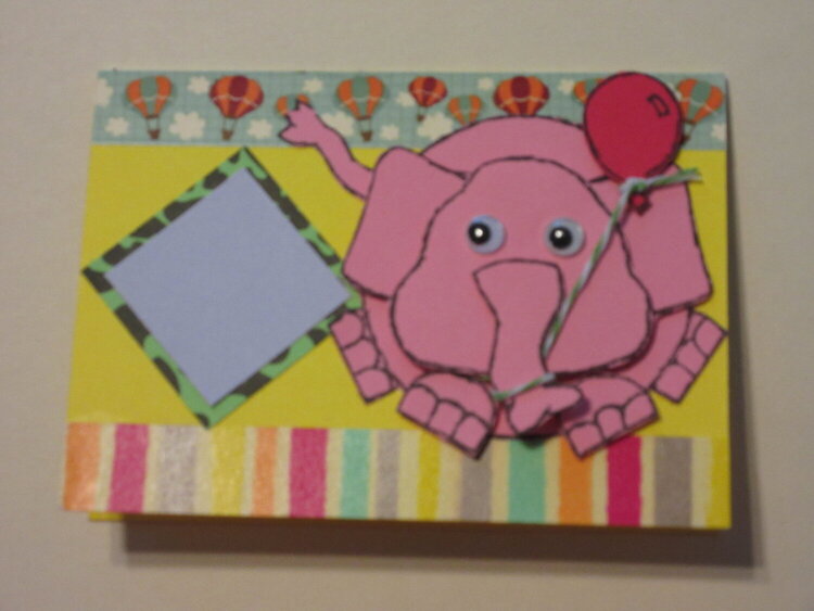 Pink Elephant Card